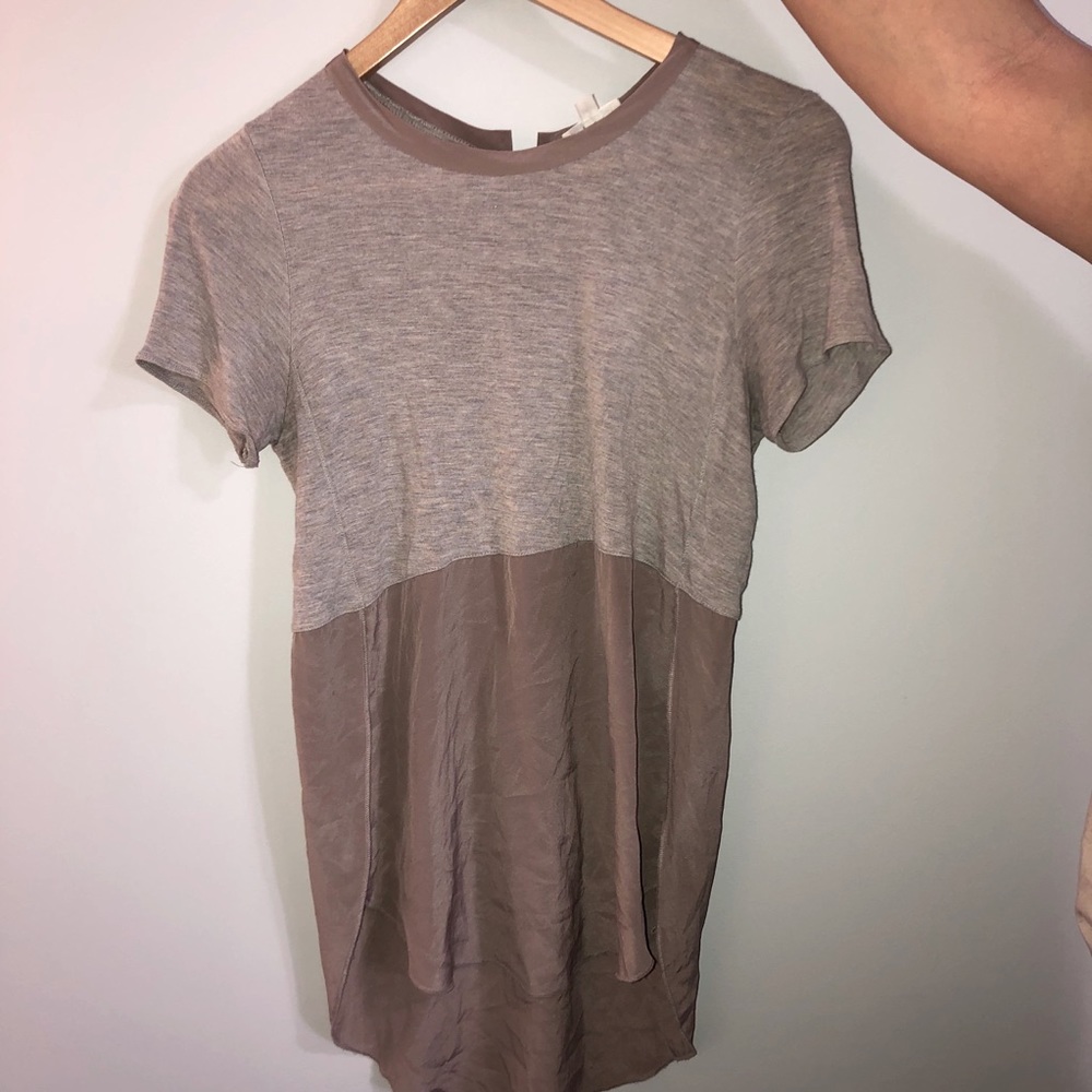 Wilfred zip-up tee